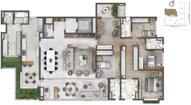 Imagem Apartamento com 4 Quartos à Venda, 252 m² em Moema - São Paulo Imagem Apartamento com 4 Quartos à Venda, 252 m² em Moema - São Paulo