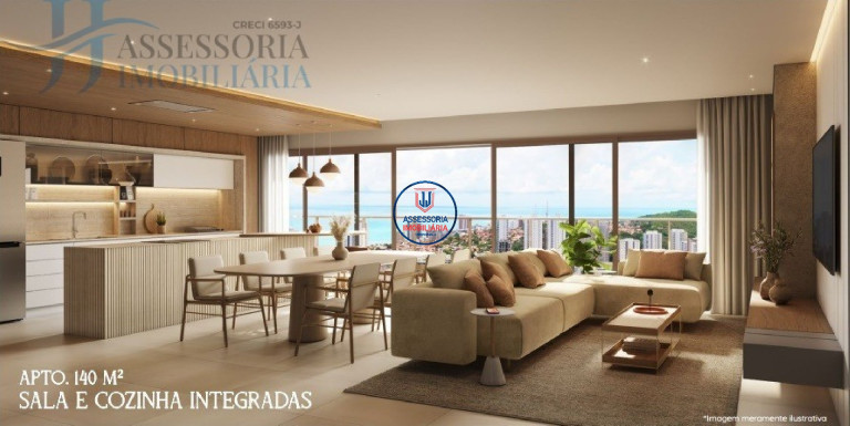 Imagem Apartamento com 4 Quartos para Alugar ou Temporada, 176 m² em Petrópolis - Natal