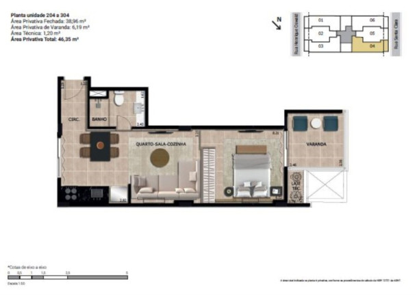 Imagem Imóvel com 1 Quarto à Venda, 46 m² em Copacabana - Rio De Janeiro