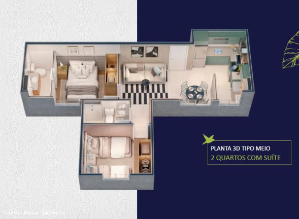 Imagem Apartamento com 2 Quartos à Venda, 47 m² em Palmeiras - Belo Horizonte