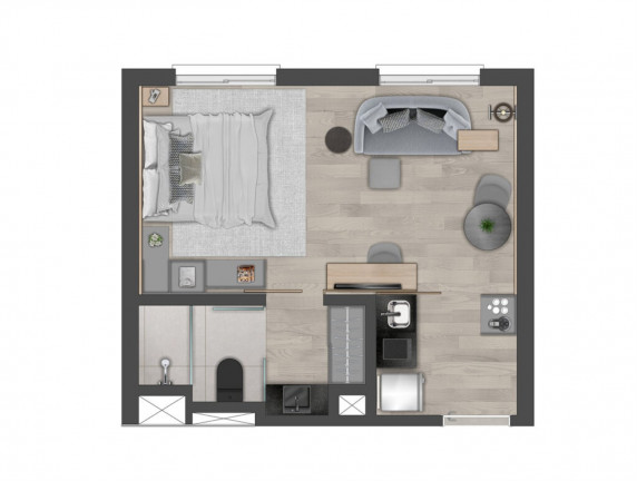 Imagem Imóvel com 1 Quarto à Venda, 30 m² em Bela Vista - Porto Alegre Imagem Imóvel com 1 Quarto à Venda, 30 m² em Bela Vista - Porto Alegre