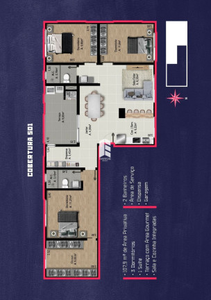 Imagem Apartamento com 2 Quartos à Venda, 107 m² em Camobi - Santa Maria