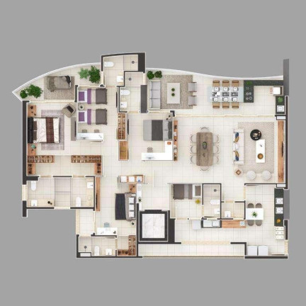 Imagem Apartamento com 5 Quartos à Venda, 218 m²em Aldeota - Fortaleza