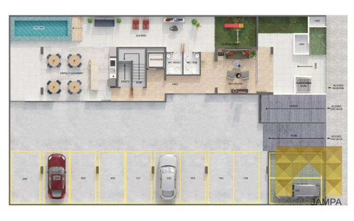Imagem Apartamento com 1 Quarto à Venda, 32 m² em Brisamar - João Pessoa