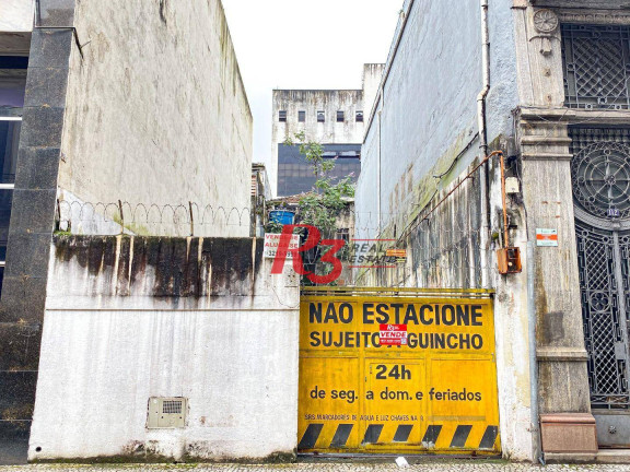 Imagem Terreno à Venda, 186 m² em Centro - Santos Imagem Terreno à Venda, 186 m² em Centro - Santos