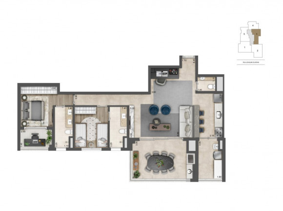 Imagem Apartamento com 2 Quartos à Venda, 110 m² em Brooklin - São Paulo
