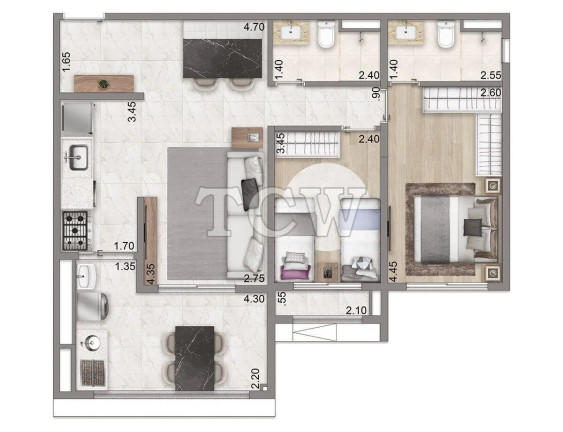 Imagem Apartamento com 2 Quartos à Venda, 79 m² em Vila Mariana - São Paulo
