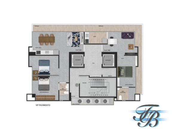Imagem Apartamento com 1 Quarto à Venda, 36 m² em Tambaú - João Pessoa Imagem Apartamento com 1 Quarto à Venda, 36 m² em Tambaú - João Pessoa