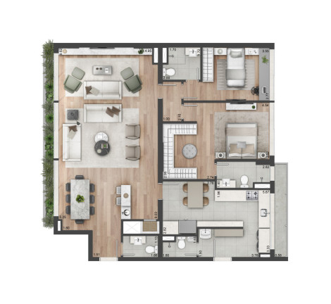 Imagem Apartamento com 3 Quartos à Venda, 137 m² em Praia De Belas - Porto Alegre Imagem Apartamento com 3 Quartos à Venda, 137 m² em Praia De Belas - Porto Alegre