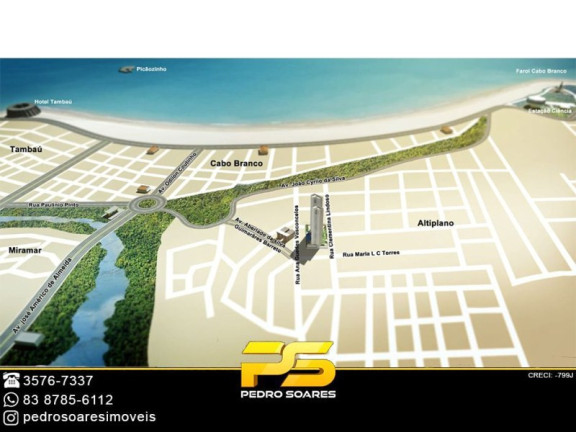 Imagem Apartamento à Venda, 165 m² em Altiplano Cabo Branco - João Pessoa Imagem Apartamento à Venda, 165 m² em Altiplano Cabo Branco - João Pessoa