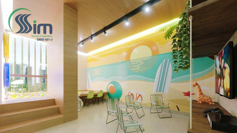 Imagem Apartamento com 1 Quarto à Venda, 37 m² em Guararapes - Fortaleza