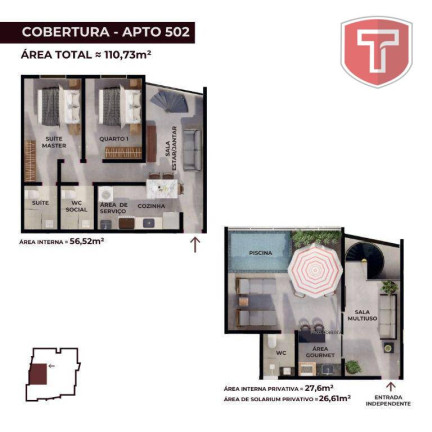 Imagem Apartamento com 2 Quartos à Venda, 57 m² em Praia Formosa - Cabedelo