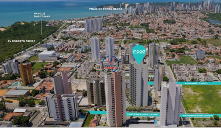 Apartamento com 2 Quartos para Alugar ou Temporada, 58 m² em Capim Macio - Natal