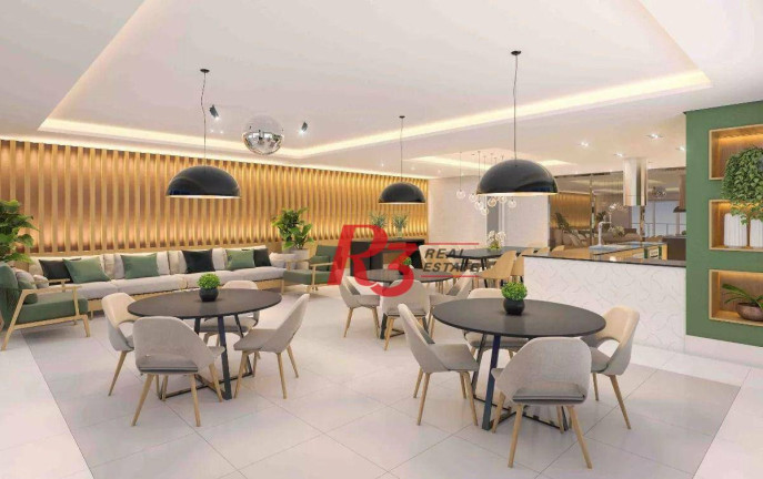Imagem Apartamento com 3 Quartos à Venda, 124 m² em Gonzaga - Santos