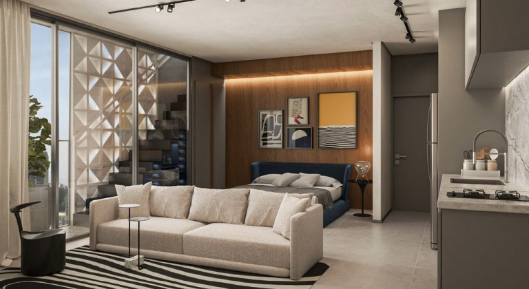 Imagem Loft com 1 Quarto à Venda, 39 m²