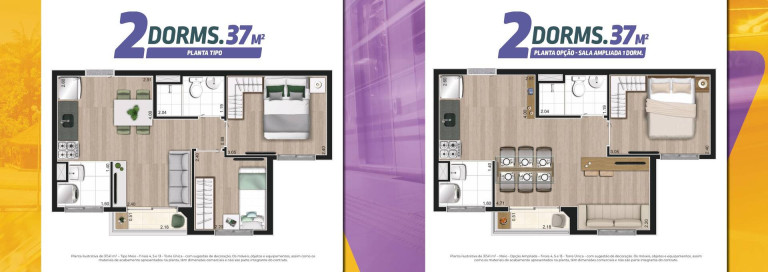 Imagem Apartamento com 2 Quartos à Venda, 37 m² em Jardim Mirante - São Paulo