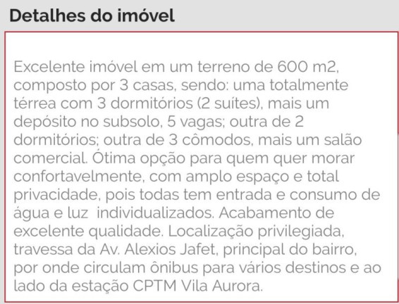 Imagem Casa com 3 Quartos à Venda, 600 m²