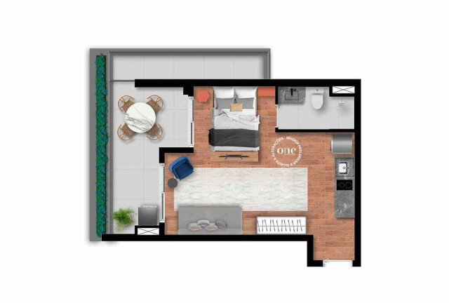 Imagem Apartamento com 1 Quarto à Venda, 49 m² em Moema - São Paulo