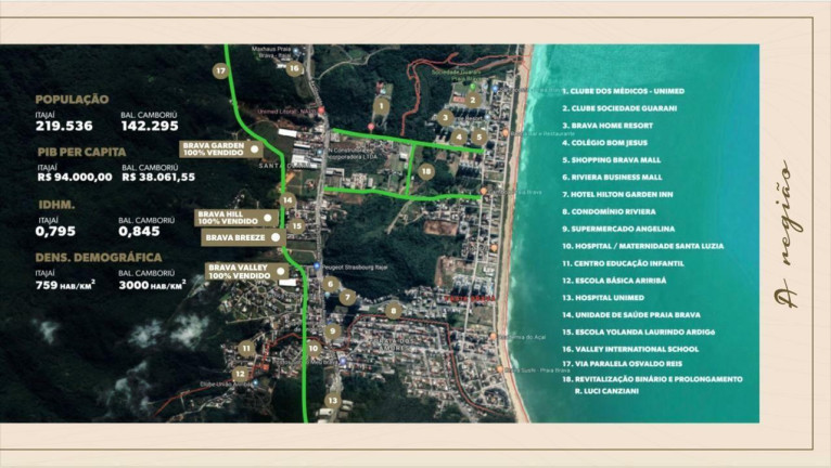 Apartamento com 2 Quartos à Venda, 76 m² em Praia Brava - Itajaí
