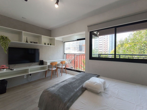 Imagem Apartamento com 1 Quarto para Alugar, 25 m² em Campo Belo - São Paulo