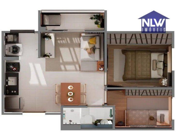 Imagem Apartamento com 2 Quartos à Venda, 36 m² em Lapa De Baixo - São Paulo