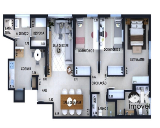 Imagem Apartamento com 3 Quartos à Venda, 109 m² em Jardim Paulista - São Paulo