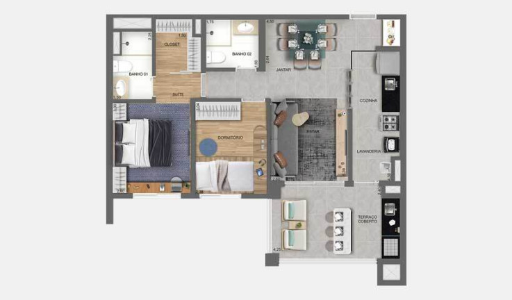 Imagem Apartamento com 4 Quartos à Venda, 151 m² em City América - São Paulo Imagem Apartamento com 4 Quartos à Venda, 151 m² em City América - São Paulo