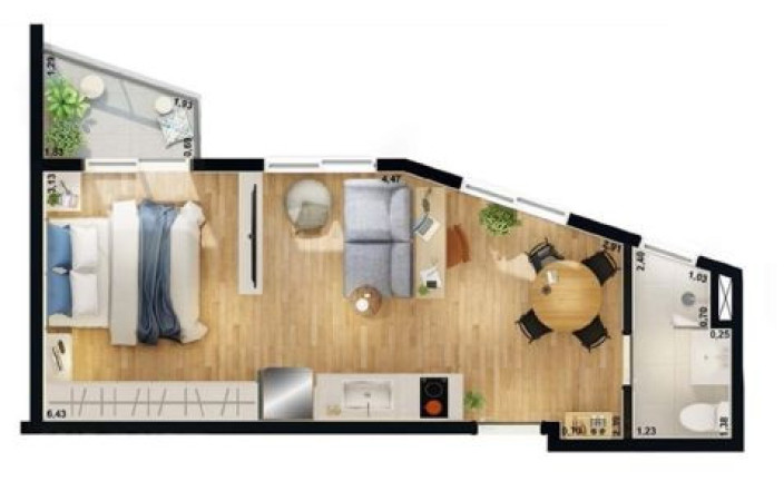 Imagem Studio com 1 Quarto à Venda, 34 m² em Vila Mariana - São Paulo