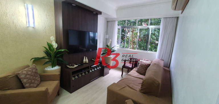 Apartamento com 2 Quartos à Venda, 65 m² em José Menino - Santos