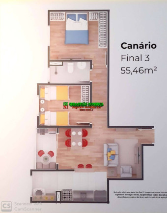 Imagem Apartamento com 2 Quartos à Venda, 53 m² em Vila Maria - São José Dos Campos