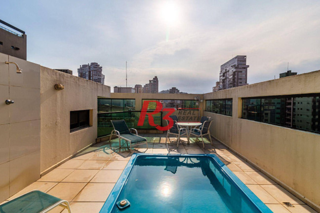 Imagem Cobertura com 4 Quartos à Venda, 331 m² em Gonzaga - Santos Imagem Cobertura com 4 Quartos à Venda, 331 m² em Gonzaga - Santos
