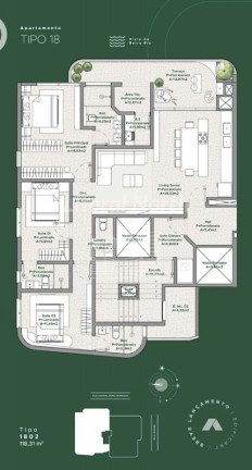 Imagem Apartamento com 3 Quartos à Venda, 118 m² em Fazenda - Itajaí Imagem Apartamento com 3 Quartos à Venda, 118 m² em Fazenda - Itajaí