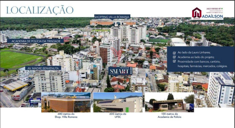 Imagem Imóvel com 1 Quarto à Venda, 23 m² em Trindade - Florianópolis