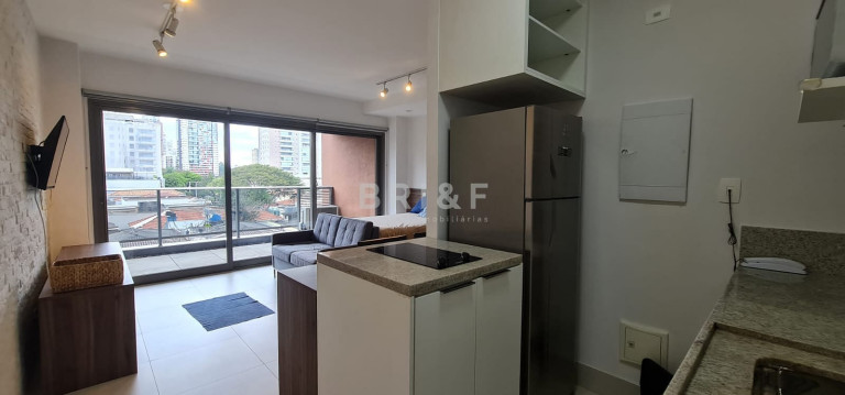 Imagem Apartamento com 1 Quarto para Alugar, 40 m² em Brooklin - São Paulo
