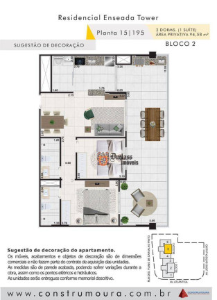 Imagem Apartamento com 2 Quartos à Venda, 94 m² em Jardim Virginia - Guarujá