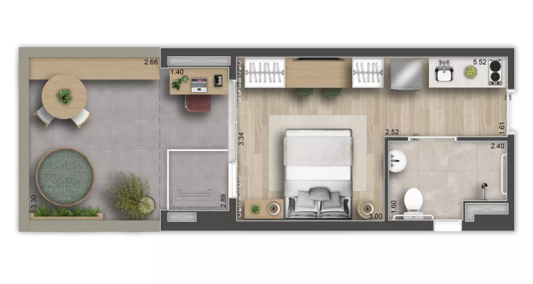 Imagem Imóvel com 1 Quarto à Venda, 35 m² em Butantã - São Paulo