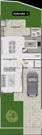 Imagem Sobrado com 3 Quartos à Venda,  em Centro - Pinhais