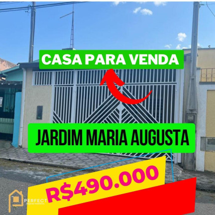 Casa com 3 Quartos à Venda, 100 m² em Jardim Maria Augusta - Taubaté