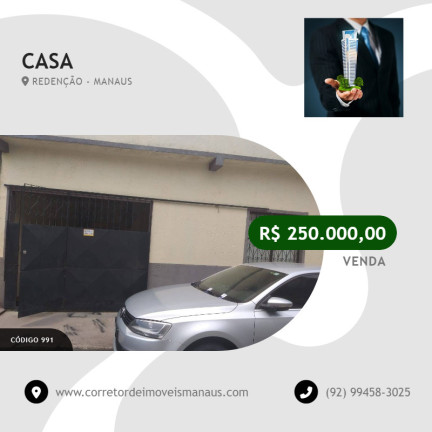 Casa com 3 Quartos à Venda,  em Redenção - Manaus