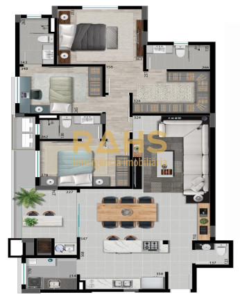 Imagem Apartamento com 3 Quartos à Venda, 179 m² em Anita Garibaldi - Joinville Imagem Apartamento com 3 Quartos à Venda, 179 m² em Anita Garibaldi - Joinville