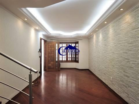 Imagem Sobrado com 3 Quartos para Alugar, 209 m² em Vila Camilópolis - Santo André