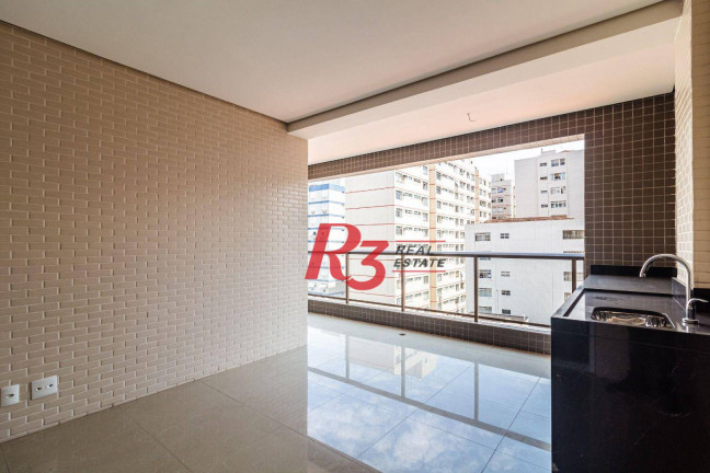 Apartamento com 3 Quartos à Venda, 128 m² em Embaré - Santos