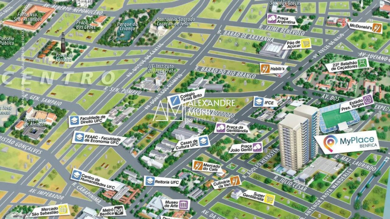 Imagem Apartamento com 2 Quartos à Venda, 37 m² em Benfica - Fortaleza Imagem Apartamento com 2 Quartos à Venda, 37 m² em Benfica - Fortaleza