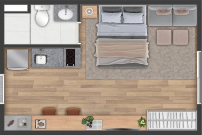Imagem Imóvel com 1 Quarto à Venda, 24 m² em Higienópolis - São Paulo