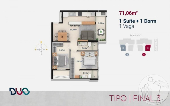 Imagem Apartamento com 3 Quartos à Venda, 144 m² em Itajaí
