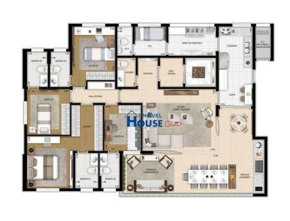 Imagem Apartamento com 4 Quartos à Venda, 164 m² em Vila Romana - São Paulo Imagem Apartamento com 4 Quartos à Venda, 164 m² em Vila Romana - São Paulo