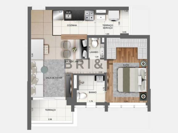 Imagem Apartamento com 1 Quarto à Venda, 51 m² em Moema - São Paulo