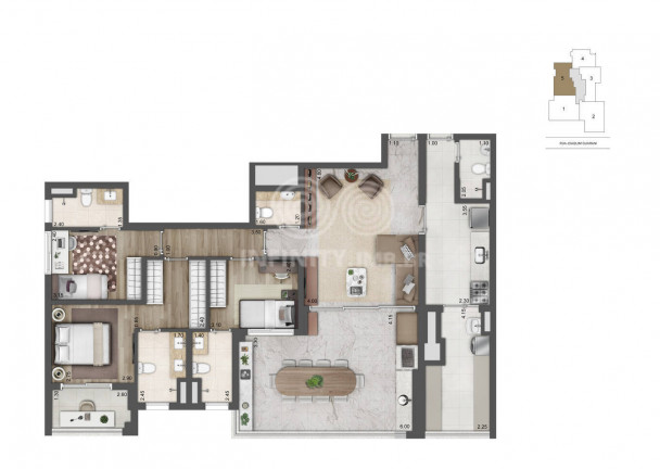 Imagem Apartamento com 3 Quartos à Venda, 136 m² em Brooklin - São Paulo
