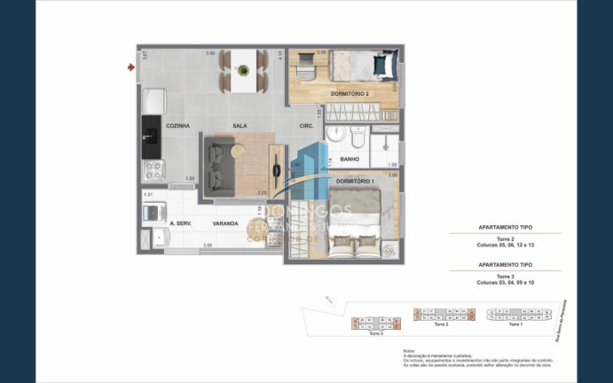 Imagem Apartamento com 2 Quartos à Venda, 33 m² em Mooca - São Paulo