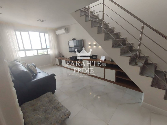 Imagem Cobertura com 3 Quartos à Venda, 222 m² em José Menino - Santos Imagem Cobertura com 3 Quartos à Venda, 222 m² em José Menino - Santos